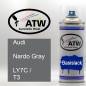 Preview: Audi, Nardo Gray, LY7C / T3: 400ml Sprühdose, von ATW Autoteile West.